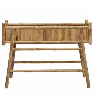 vidaXL Garden Planter with Holder Natural 100 x 38 x 74 cm Bamboo