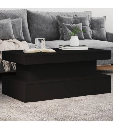 vidaXL Coffee Table | Black | Engineered wood | Medium | Coffee Table