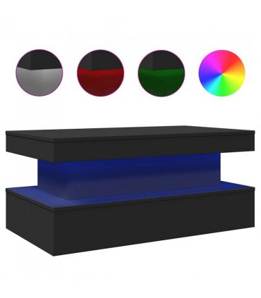 vidaXL Coffee Table | Black | Engineered wood | Medium | Coffee Table