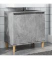 vidaXL Sink Cabinet Concrete Grey 58x33x60 cm Engineered Wood