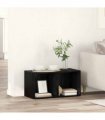 vidaXL TV Cabinet Set 2 pcs 37 x 35 x 37.5 cm Black Engineered Wood