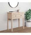 vidaXL Console Table 70x35x75 cm Solid Wood Pine