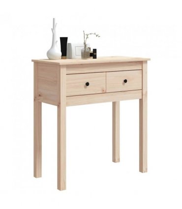 vidaXL Console Table 70x35x75 cm Solid Wood Pine
