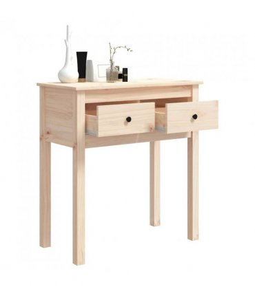 vidaXL Console Table 70x35x75 cm Solid Wood Pine