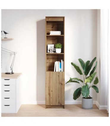 vidaXL Highboard Artisan Oak 37.5x35x180 cm Engineered Wood
