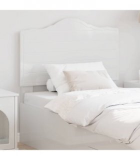vidaXL Headboard Gloss White Engineered wood