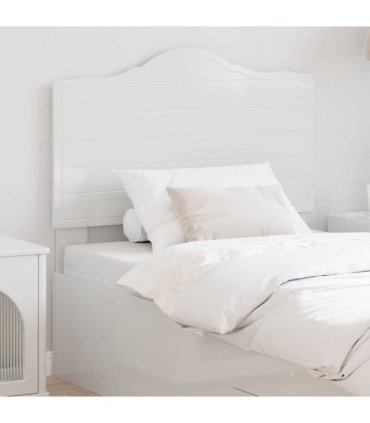 vidaXL Headboard Gloss White Engineered wood