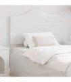 vidaXL Headboard Gloss White Engineered wood