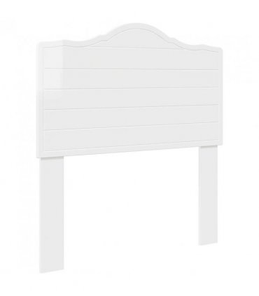 vidaXL Headboard Gloss White Engineered wood