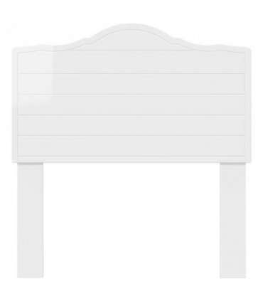 vidaXL Headboard Gloss White Engineered wood