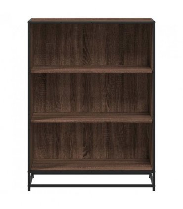vidaXL Book Cabinet Brown Oak 80.5x35x107.5 cm Engineered Wood