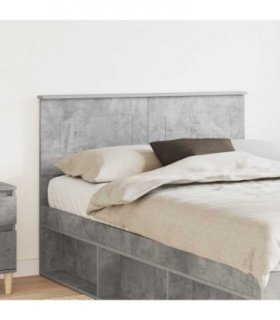 vidaXL Headboard Concrete Grey Engineered wood