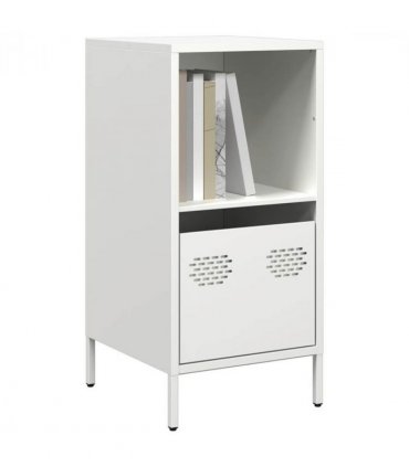 vidaXL Sideboard White 35x39x73.5 cm Cold-rolled Steel
