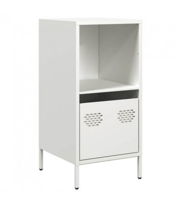 vidaXL Sideboard White 35x39x73.5 cm Cold-rolled Steel