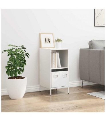 vidaXL Sideboard White 35x39x73.5 cm Cold-rolled Steel