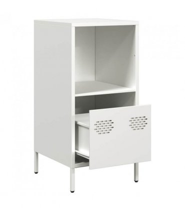 vidaXL Sideboard White 35x39x73.5 cm Cold-rolled Steel