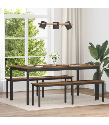 vidaXL Bench Old Wood 160 x 35 x 45 cm Engineered Wood