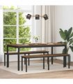 vidaXL Bench Old Wood 160 x 35 x 45 cm Engineered Wood