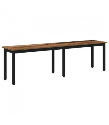vidaXL Bench Old Wood 160 x 35 x 45 cm Engineered Wood