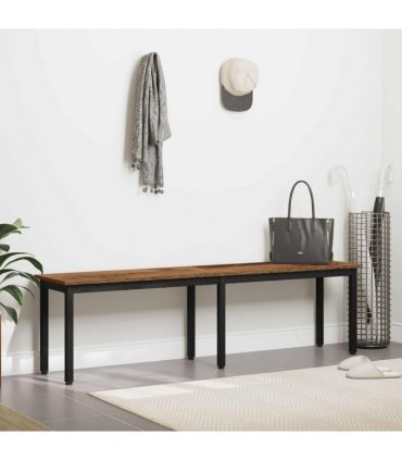 vidaXL Bench Old Wood 160 x 35 x 45 cm Engineered Wood