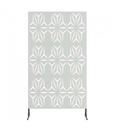 vidaXL Privacy Screen 100 x 50 x 180 cm Galvanised Steel Silver
