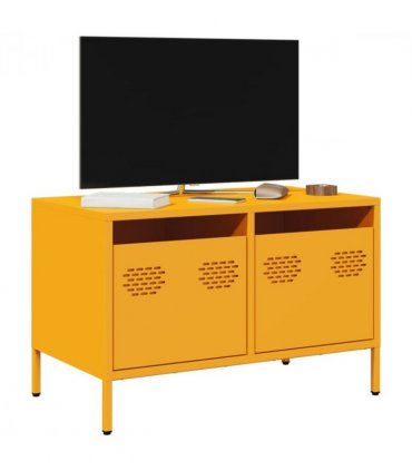 vidaXL TV Cabinet Mustard Yellow 68x39x43.5 cm Cold-rolled Steel