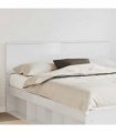 vidaXL Headboard Gloss White Engineered wood