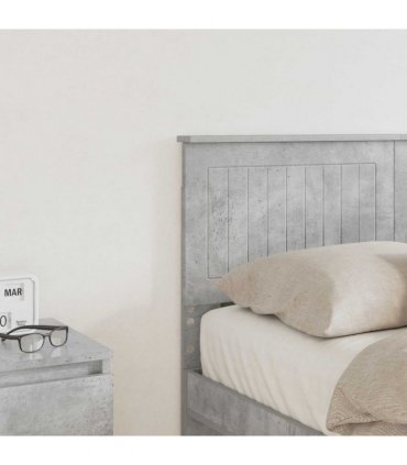 vidaXL Headboard Concrete Grey Engineered wood