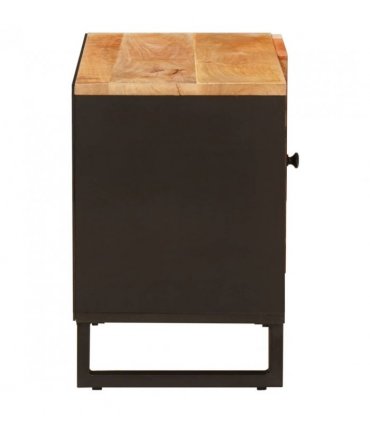 vidaXL TV Cabinet with Shelf Brown 80 x 33 x 46 cm Solid Mango Wood