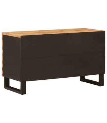 vidaXL TV Cabinet with Shelf Brown 80 x 33 x 46 cm Solid Mango Wood