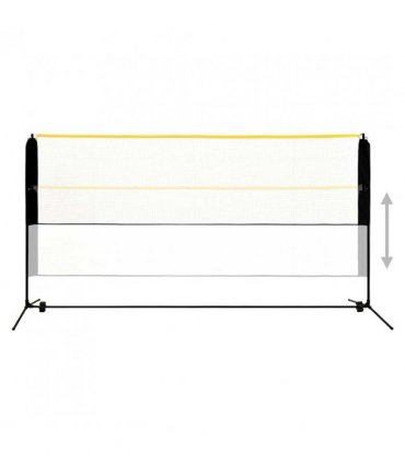 vidaXL Adjustable Badminton Net 300x103x94-158 cm Metal