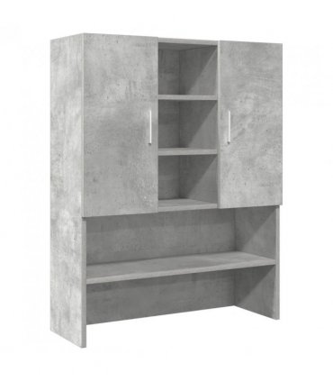 vidaXL Washing Machine Cabinet Concrete Grey 70.5x25.5x90 cm