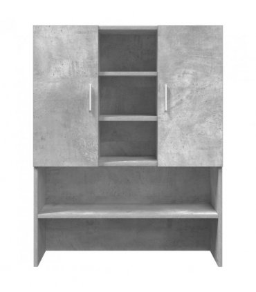 vidaXL Washing Machine Cabinet Concrete Grey 70.5x25.5x90 cm