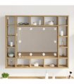 vidaXL Mirror Lights 12 pcs White 4.5 x 4.5 x 4.8 cm Plastic