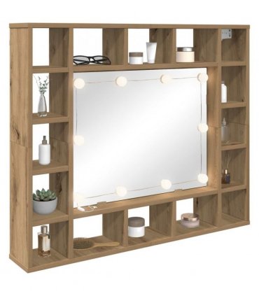 vidaXL Mirror Lights 12 pcs White 4.5 x 4.5 x 4.8 cm Plastic