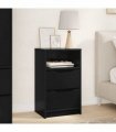 vidaXL Bedside Table Black 40 x 30 x 467 cm Engineered Wood