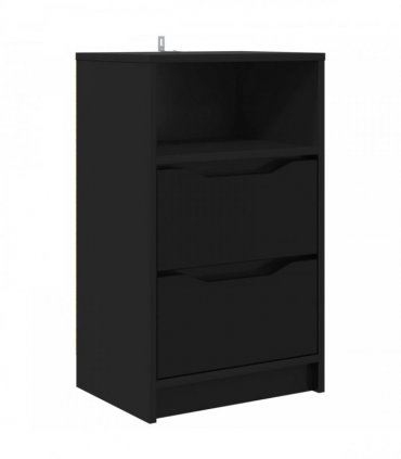 vidaXL Bedside Table Black 40 x 30 x 467 cm Engineered Wood