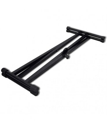 Adjustable Double Braced Keyboard Stand X-Frame