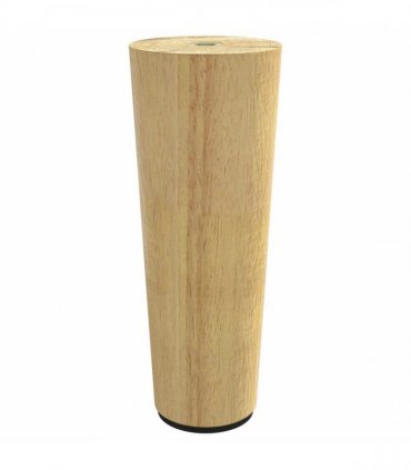 vidaXL Furniture Feet 12 pcs Brown Ø 44 x 100 mm Solid Eucalyptus Wood