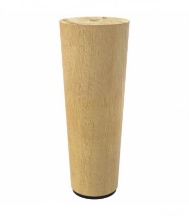 vidaXL Furniture Feet 12 pcs Brown Ø 44 x 100 mm Solid Eucalyptus Wood