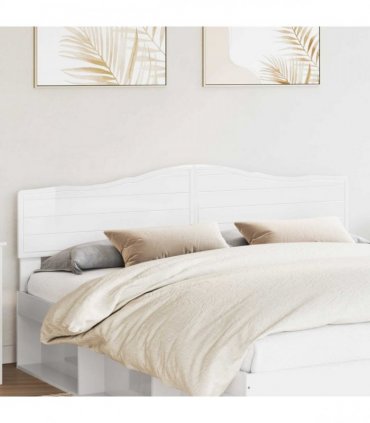 vidaXL Headboard Gloss White Engineered wood