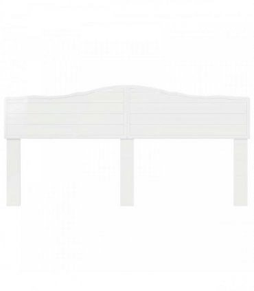 vidaXL Headboard Gloss White Engineered wood