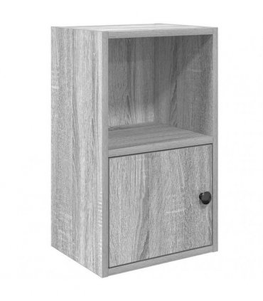 vidaXL Bookcase Grey Sonoma 31x24x52 cm Engineered Wood