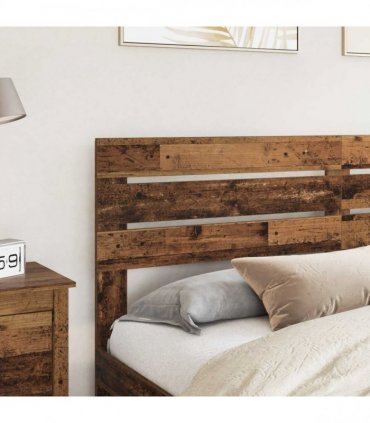 vidaXL Headboard Old Wood Engineered wood