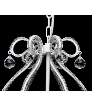 Chandelier with 2300 Crystals White