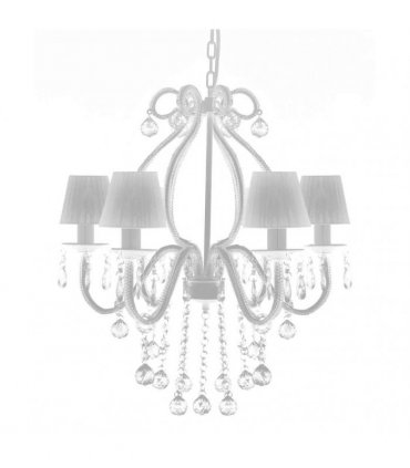 Chandelier with 2300 Crystals White