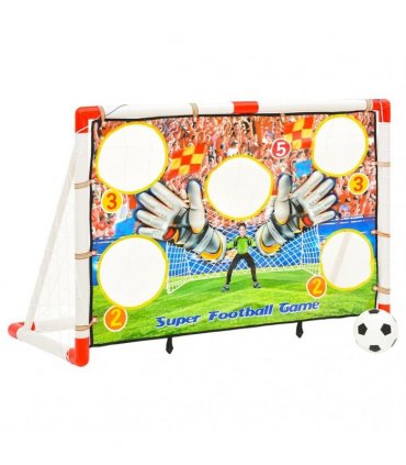 vidaXL Children Football Goal Set with Goal Wall 120x51x77.5 cm