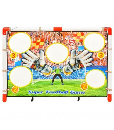 vidaXL Children Football Goal Set with Goal Wall 120x51x77.5 cm