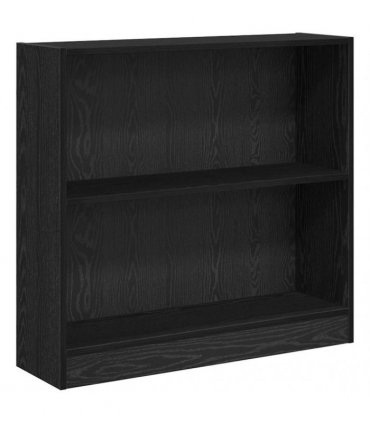 vidaXL Bookshelf Black Oak 80 x 24 x 76 cm Engineered Wood
