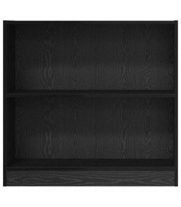 vidaXL Bookshelf Black Oak 80 x 24 x 76 cm Engineered Wood